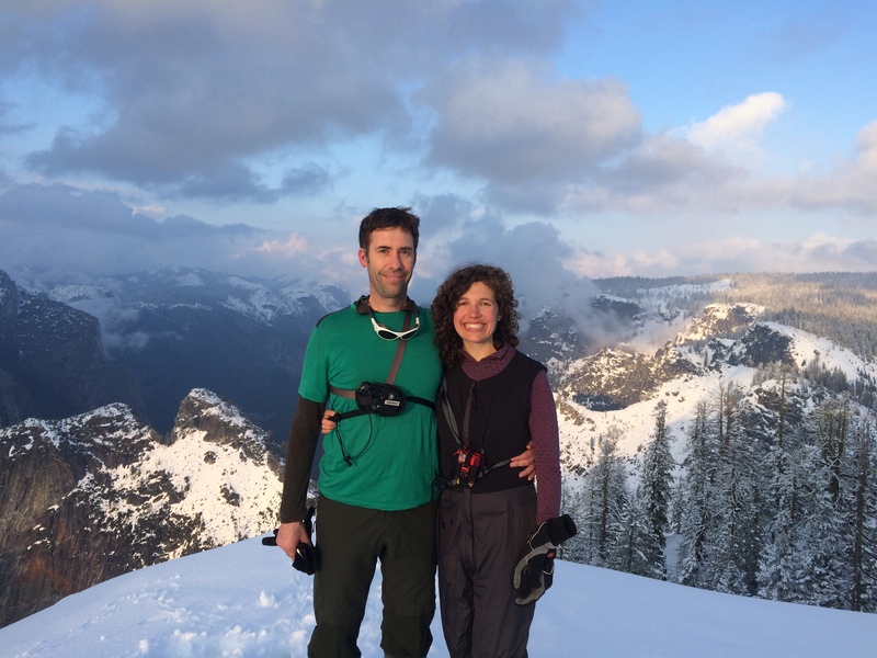 Jon and Robin on Taft Point